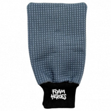 Foam Heroes 2Sided Glass Mitt двусторонняя варежка из микрофибры для очистки стекол 17х23см, 440г/м2