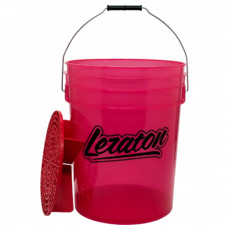 Прозрачное ведро для мойки автомобилей с сепаратором (оранжевое) 20л LERATON BUCKET BW2
