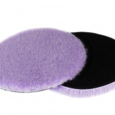 155 мм - Полировальник шерстяной на Липучке DA (ворс 8мм) А302 PURPLE WOOL PAD DA (velcro)